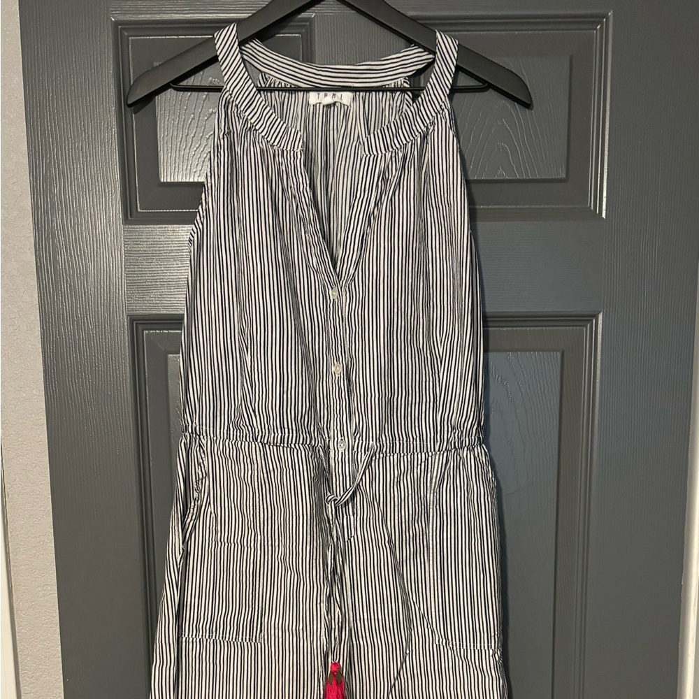 Black and white jumpsuit